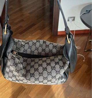 Borsa vintage Gucci beige/marrone