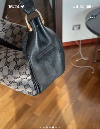 Borsa vintage Gucci beige/marrone