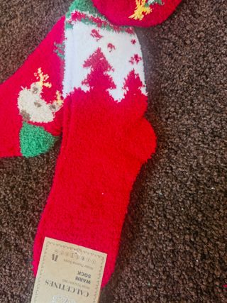 Calcetines térmicos navideños mujer 3 pares Talla