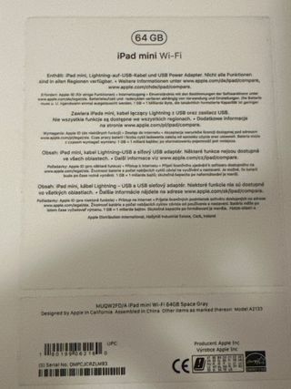 Apple iPad Mini 5 Plata/Gris Espacial