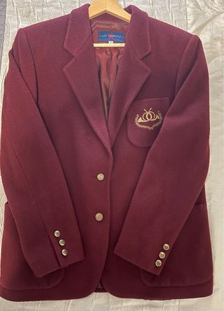 Chaqueta blazer LES COPAINS lana burdeos M vintage