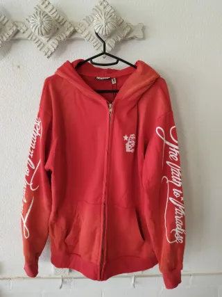 Sudadera Hellstar Roja con Cremallera