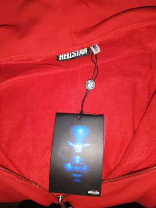 Sudadera Hellstar Roja con Cremallera