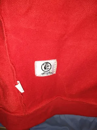 Sudadera Hellstar Roja con Cremallera
