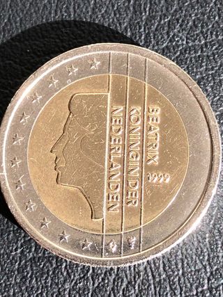 Moneda 2€ Holanda Beatrix 1999