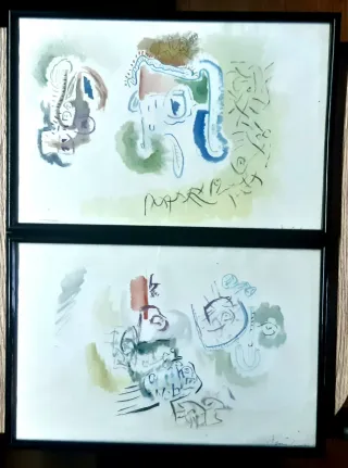 Dibujos cuadros abstracto colección