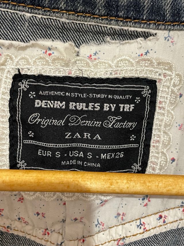 Chaqueta vaquera Zara azul Talla S