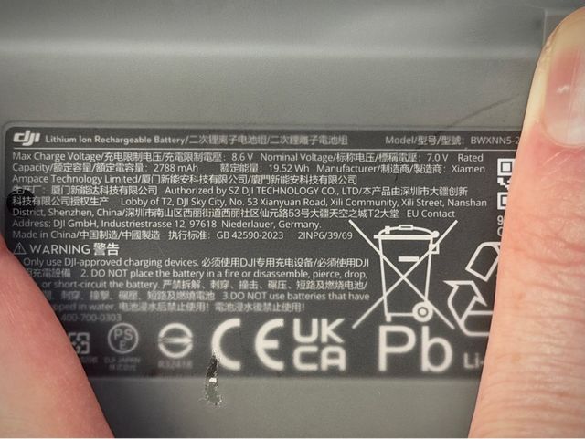 Bateria DJI Mini 5 Pro Nova