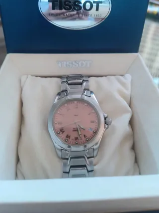 Reloj Tissot Rosa y Plateado