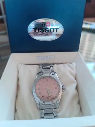 Reloj Tissot Rosa y Plateado