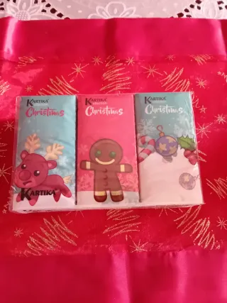 Kartika Fazzoletti Natale - 3 pezzi