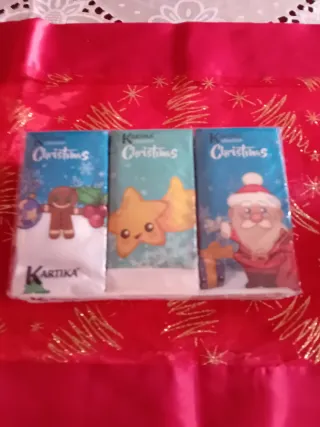 Kartika Fazzoletti Natale - 3 pezzi