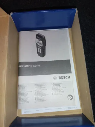 Detector Bosch GMS 120 de pared cables hierro made