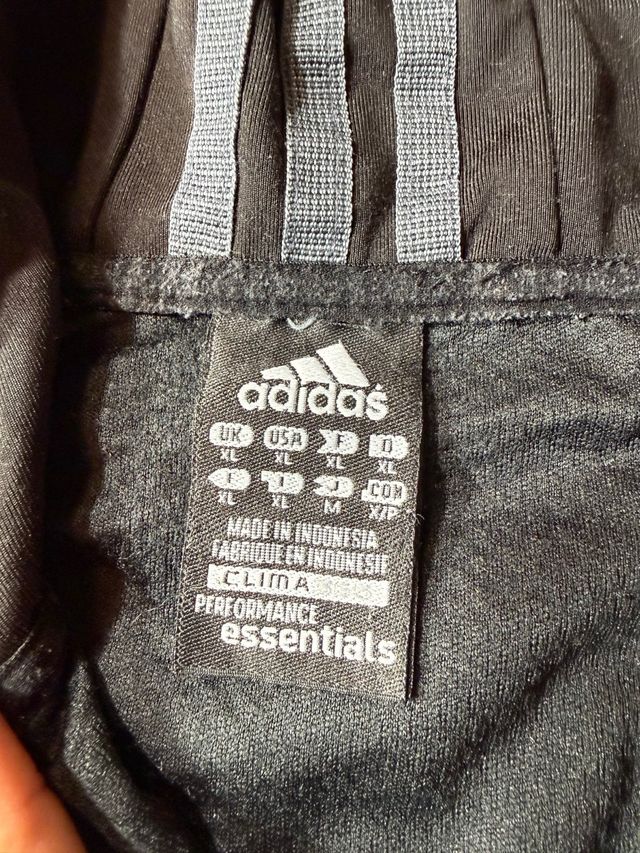 Chaqueta Adidas Negra con Capucha