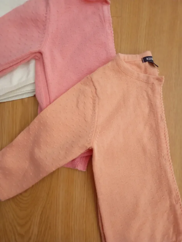 Lote 3 rebecas niña 9 meses