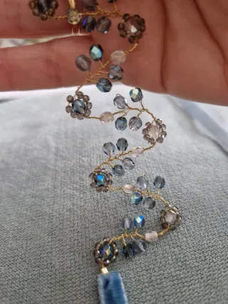 Gargantilla Choker Flores Perlas