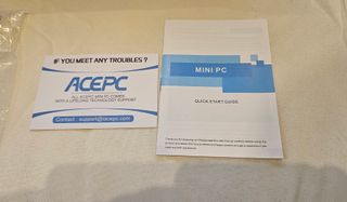 ACEPC T11 4GB/64GB + 160 GB + 2GB Negro Mini PC