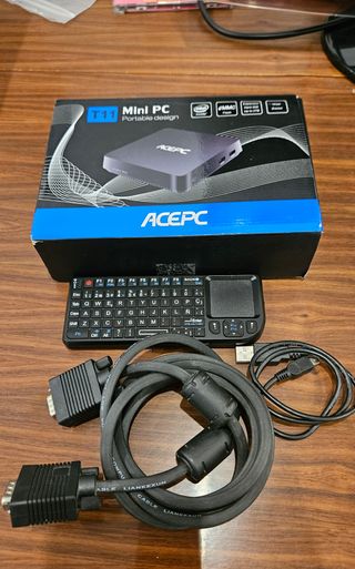 ACEPC T11 4GB/64GB + 160 GB + 2GB Negro Mini PC