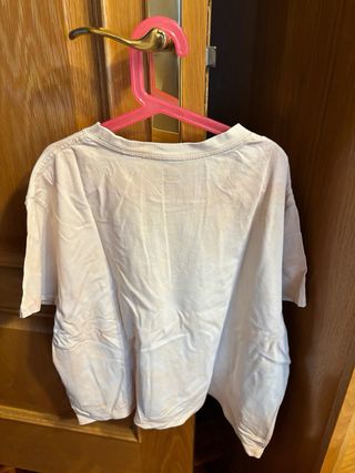 Camiseta Levis Mujer Talla M Naranja-Blanca