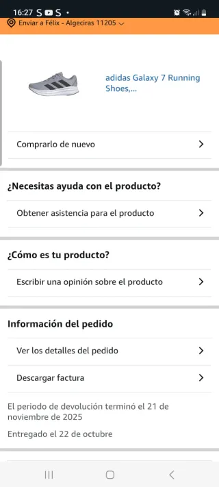 Zapatillas deportivas Adidas Hombre Grises