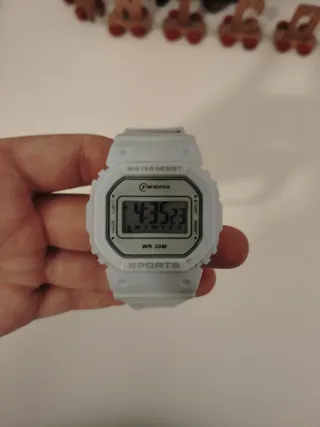 Reloj PINGRUI Blanco Deportivo WR 30M