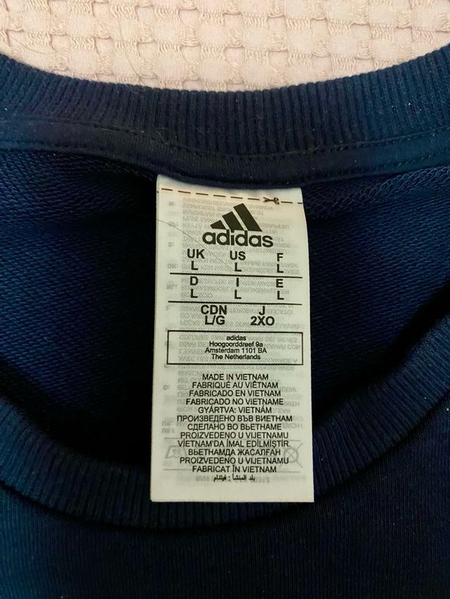 Sudadera Adidas Essentials Azul