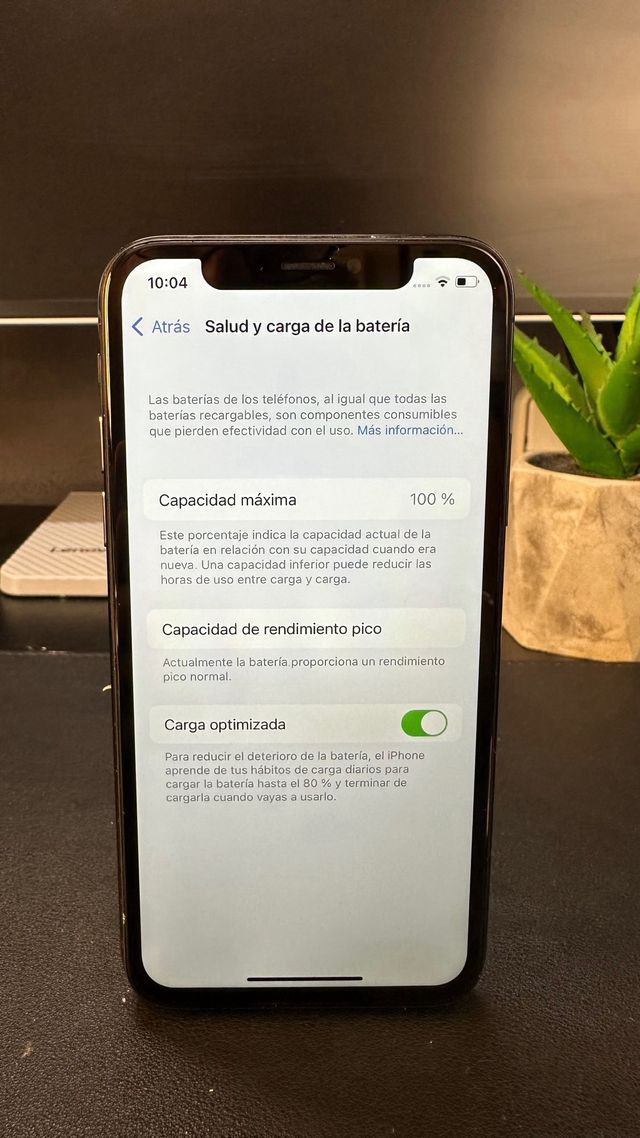 iPhone X 100% Salud Batería