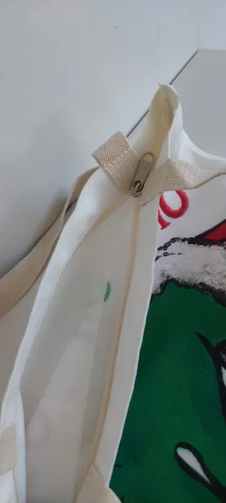 Bolso Tote Bag Pintado a Mano Grinch