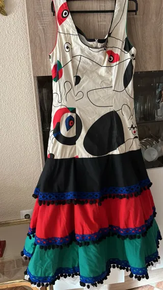 Traje de Flamenca Multicolor