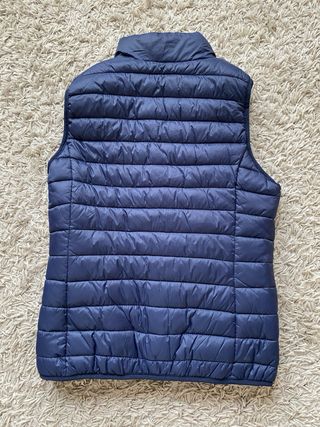 Chaleco reversible mujer azul