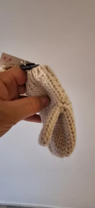 Guantes Zara Bebe Pompones Talla XS 1/3 años