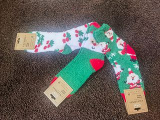 Calcetines térmicos de Navidad para mujer