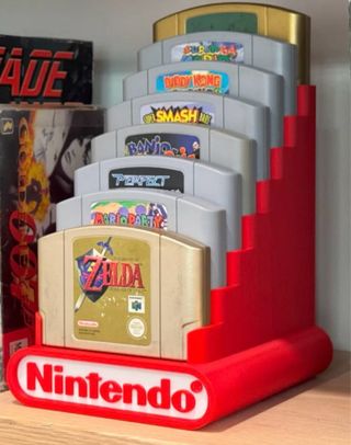 Soporte Cartuchos Nintendo 64