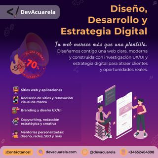 Diseño UX/UI, Desarrollo de sitios Web y Branding