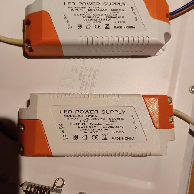 Plafão LED Embutido Quadrado