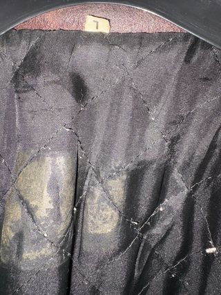 Giacca in vera pelle invecchiata naturale vintage