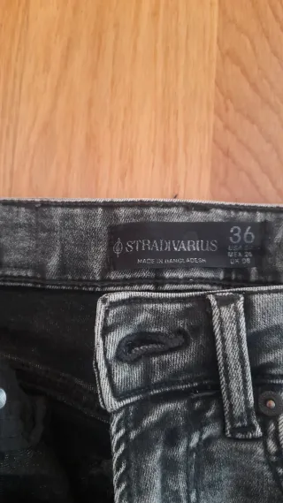 Jeans chica negro/gris