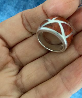 Conjunto pendientes y anillo de plata