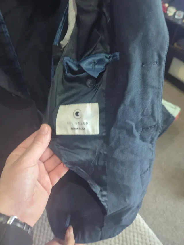 Blazer negro hombre, buen estado