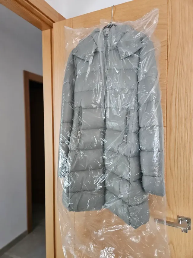 Abrigo acolchado verde Mango