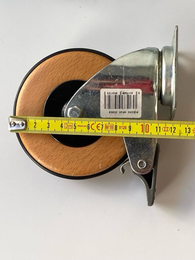 4 Ruote in legno per mobili