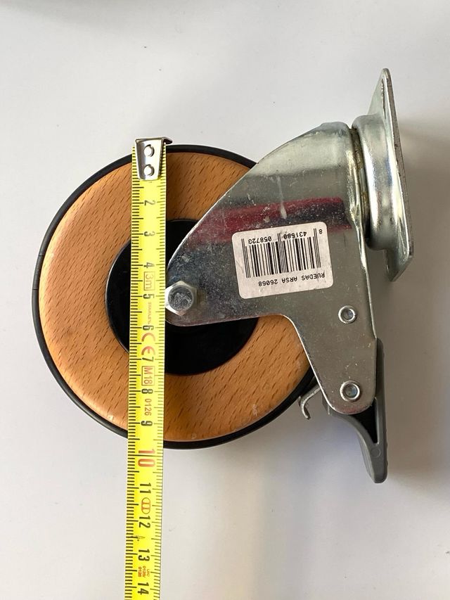 4 Ruote in legno per mobili