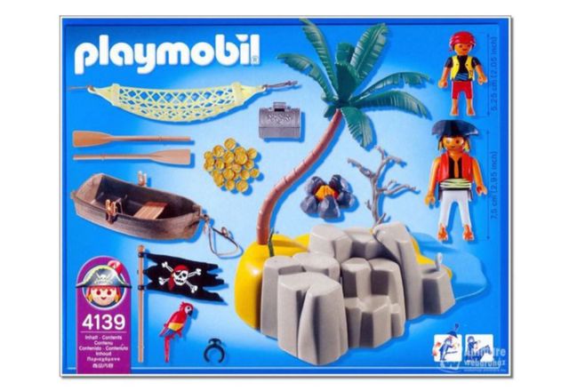 Playmobil 4139 Isla Pirata con Barco