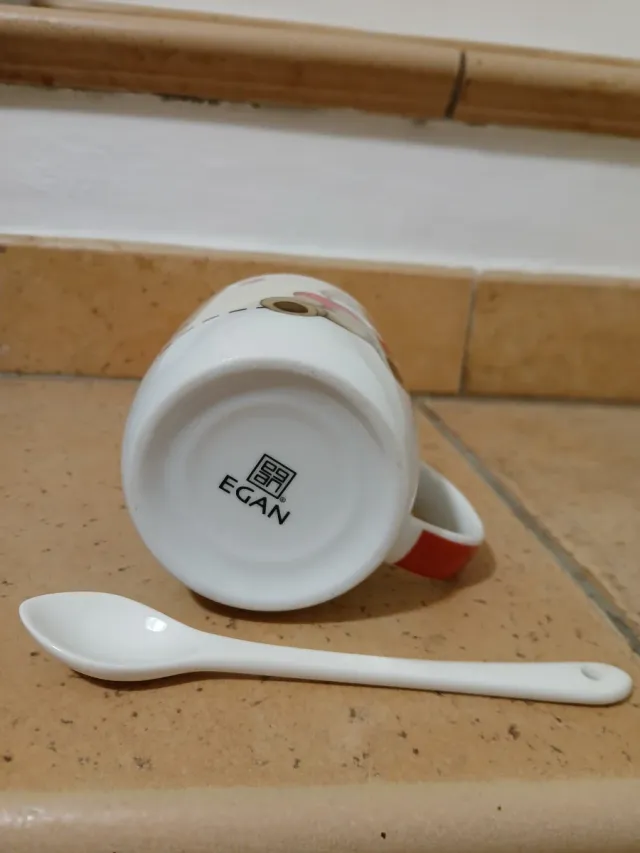 Tazza Egan Orsetto con Cuore con cucchiaino