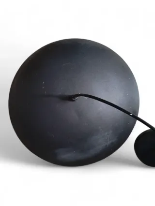 Lampadario moderno metallo nero e oro