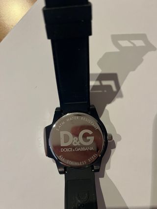 Reloj Dolce & Gabbana D&G Negro y Plateado