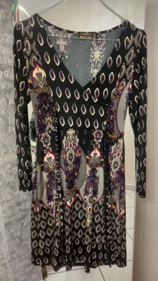 Vestito MOWELLA VAGABONDA nero e viola