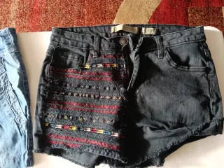 Lote 2 shorts vaqueros mujer