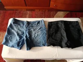 Lote 2 shorts vaqueros mujer