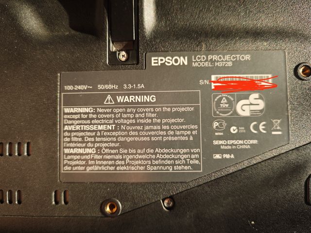 Projetor Epson EB-1750